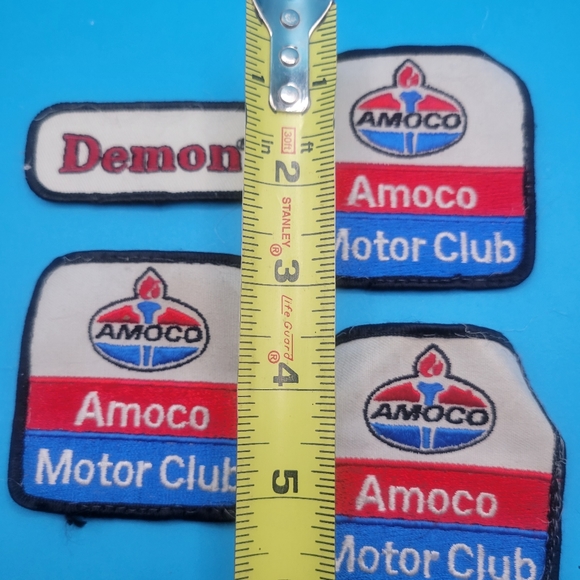 Amoco Demon Uniform Patch Bundle Auto - Picture 2 of 2